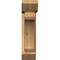 Ekena Millwork Legacy Slat Rough Sawn Bracket w/ Offset Brace, Western Red Cedar, 6"W x 20"D x 24"H BKT0604X20X24LEC06RWR - alternate 2
